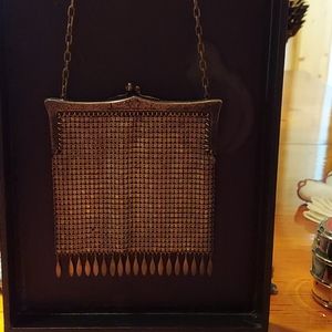 Antique mesh evening bag